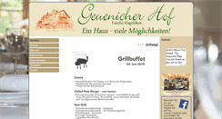 Desktop Screenshot of geuenicher-hof.de