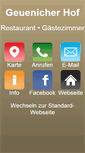 Mobile Screenshot of geuenicher-hof.de